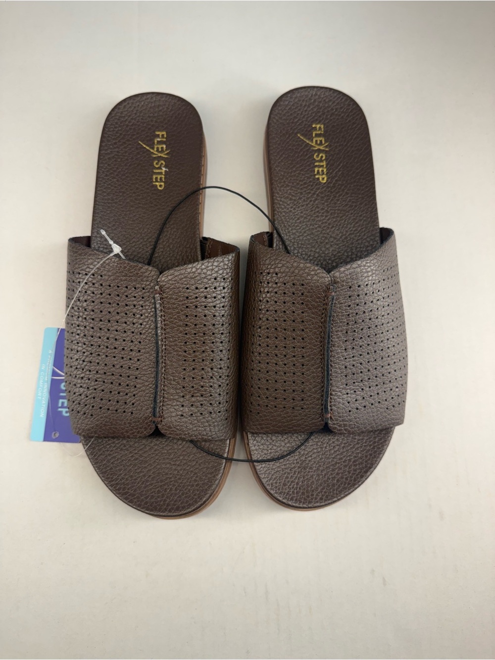 Women's Brown Slide Sandals